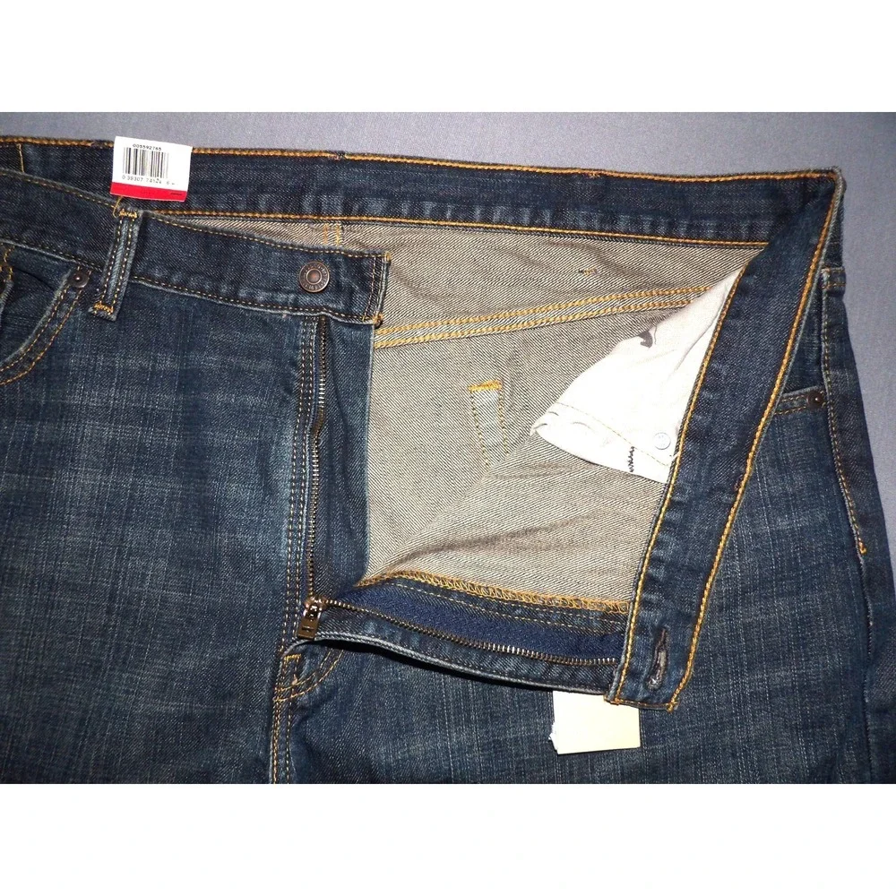 NEW! Levi's 559 Relaxed‎ Straight Leg Dark Wash Cotton Jeans Men's 42 X 30 NWT!